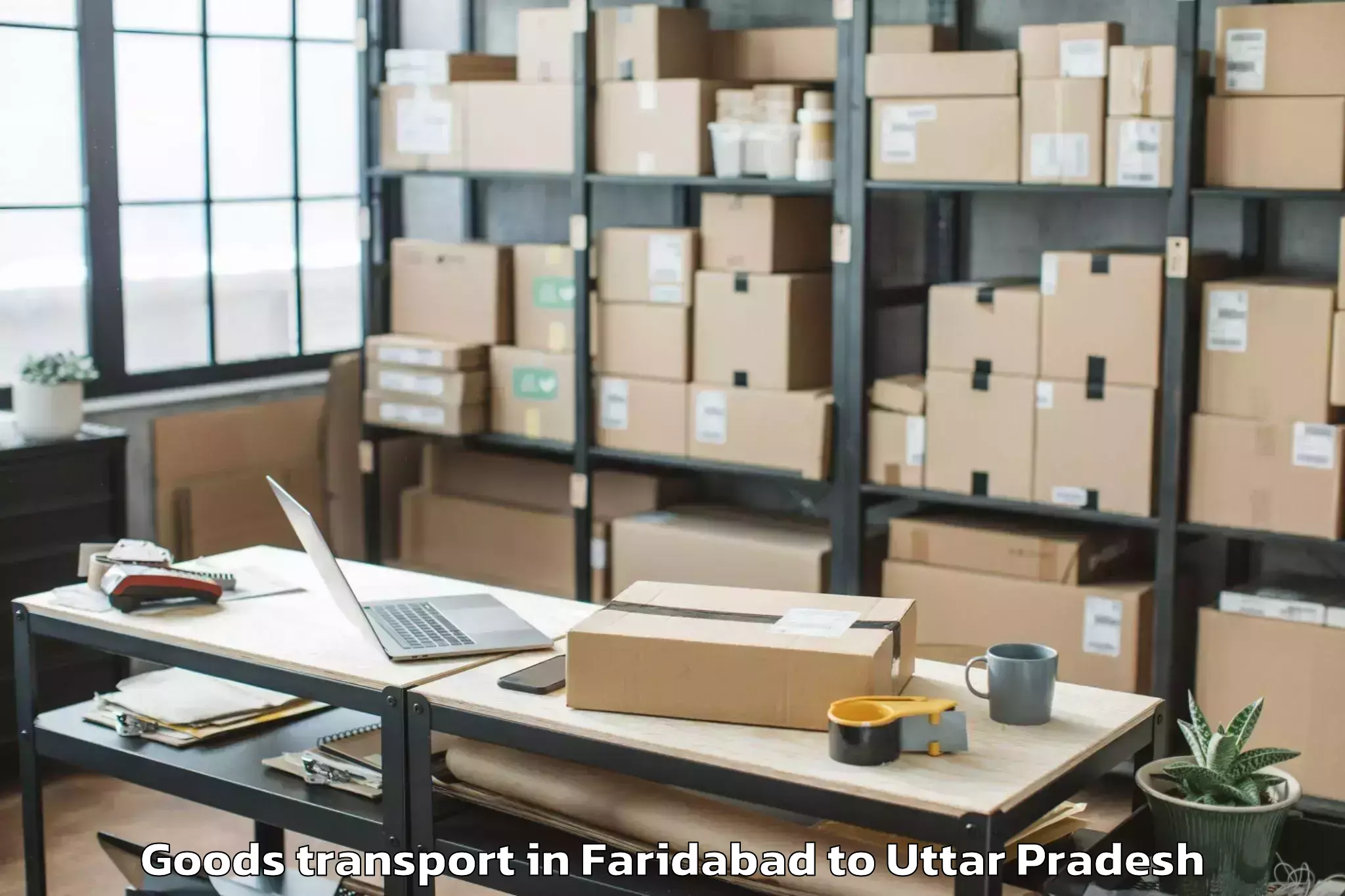 Discover Faridabad to Soraon Goods Transport